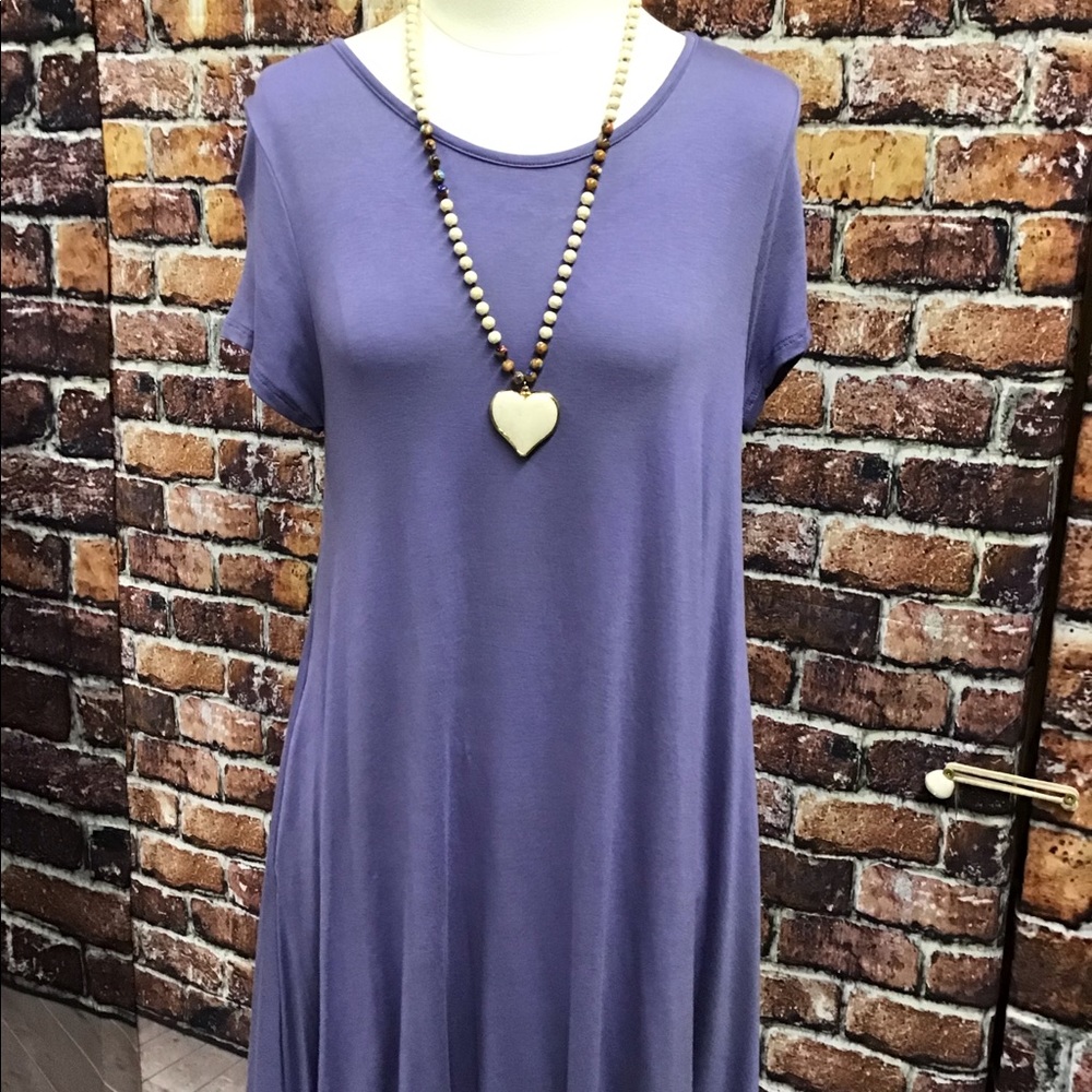 Periwinkle pocket dress